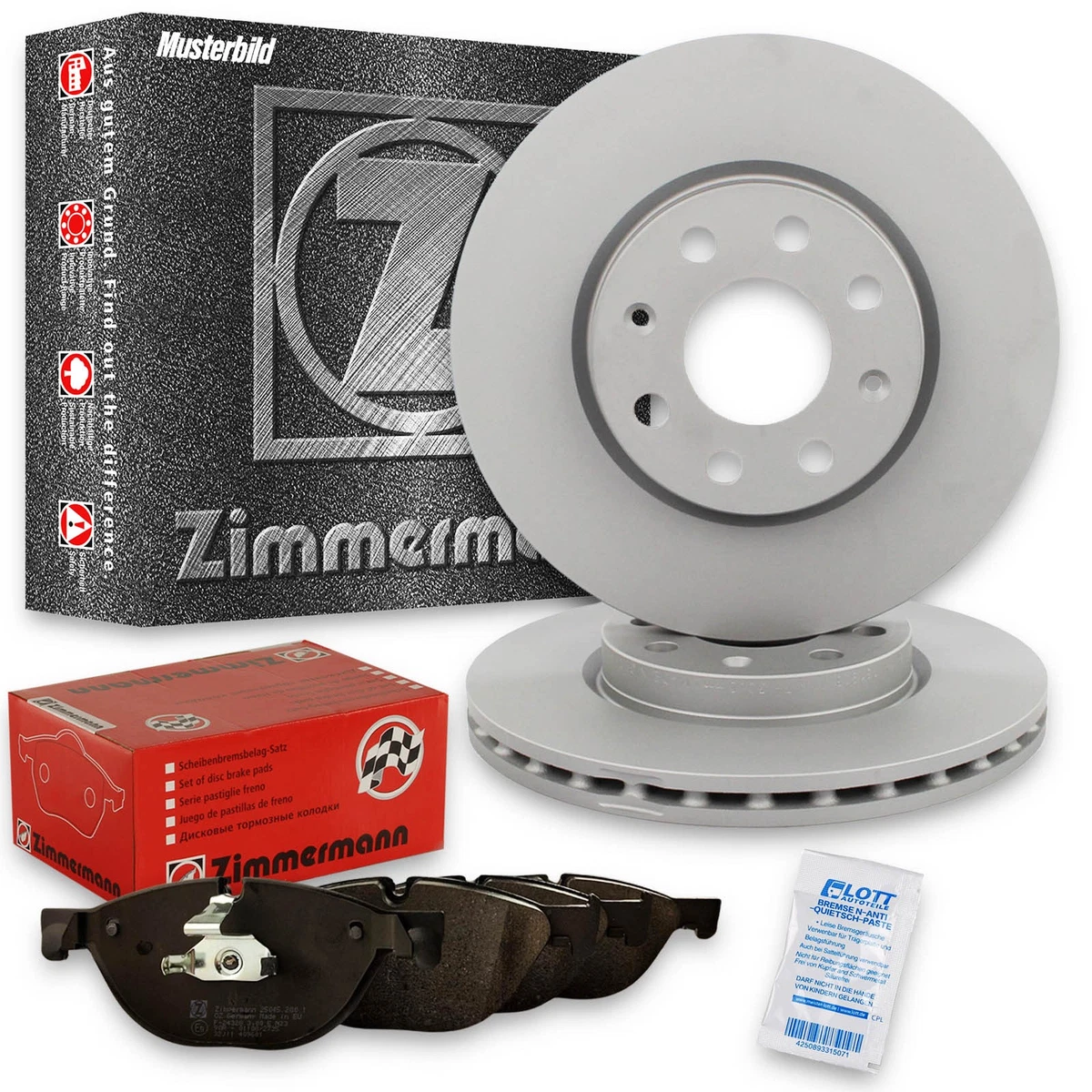 Zimmermann для BMW Z3 Roadster (E36): гальмівні колодки та диски високої якості