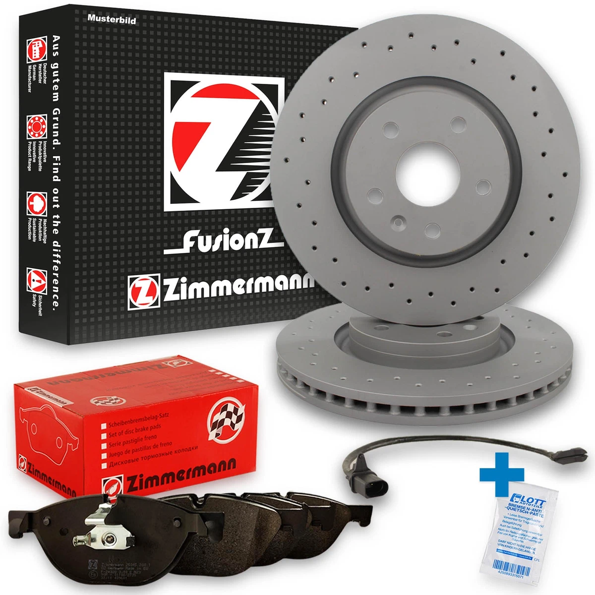 Якісні гальмівні комплекті Zimmermann для Fiat Ducato Автобус