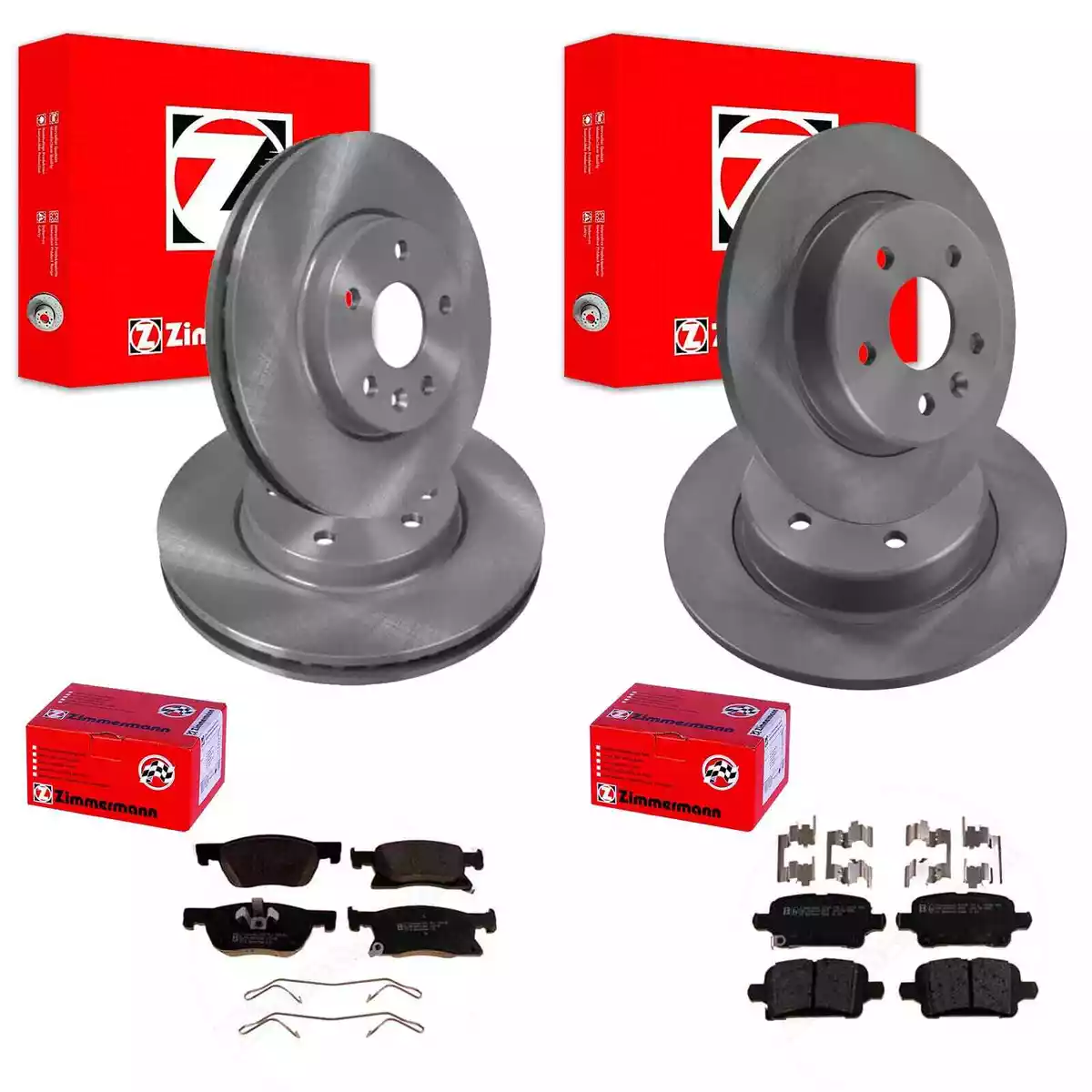 Гальмівні колодки та диски Zimmermann для PEUGEOT BOXER (230L) 2.5 D