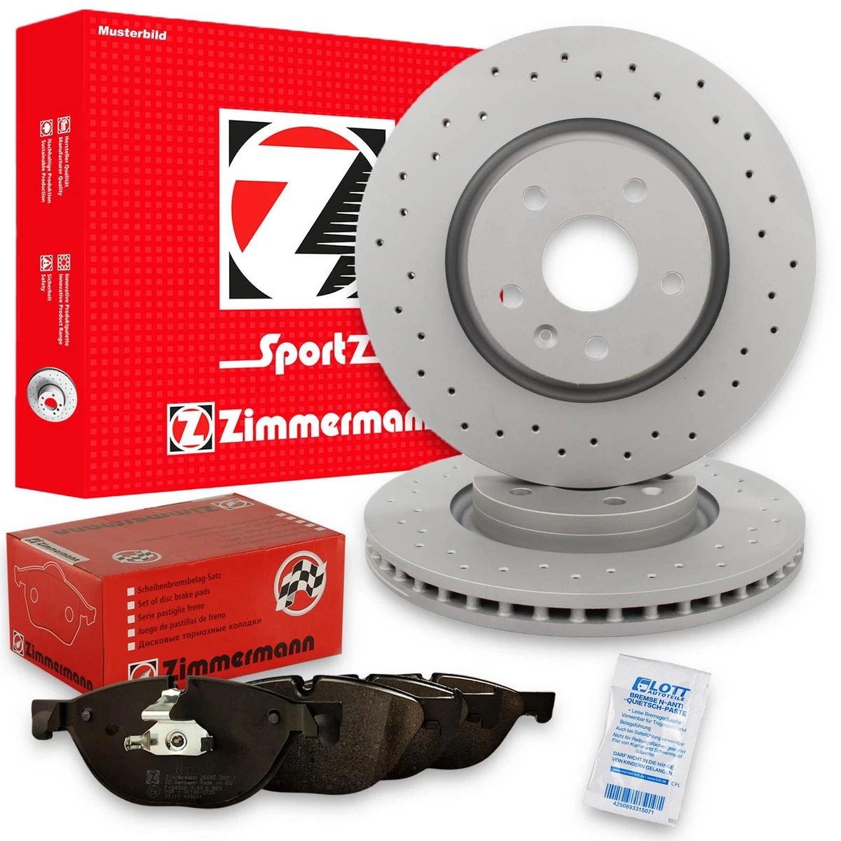 Надійні гальмівні диски і колодки Zimmermann для SEAT EXEO ST (3R5)