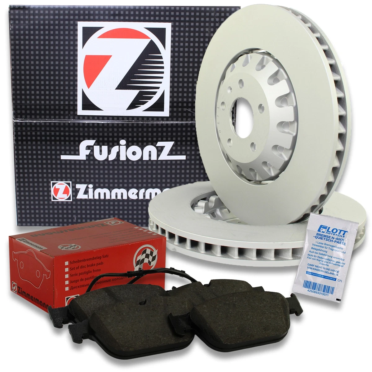 Гальмівні диски та колодки Zimmermann для Toyota Land Cruiser (_J7_) 3.4 D