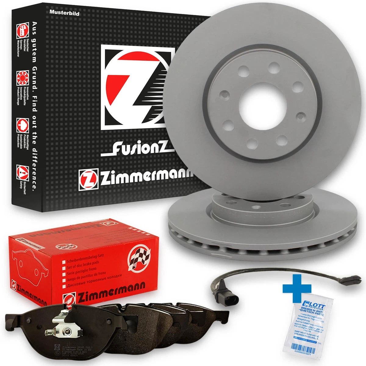 Гальмівні диски та колодки Zimmermann для Renault Twingo I (C06_)