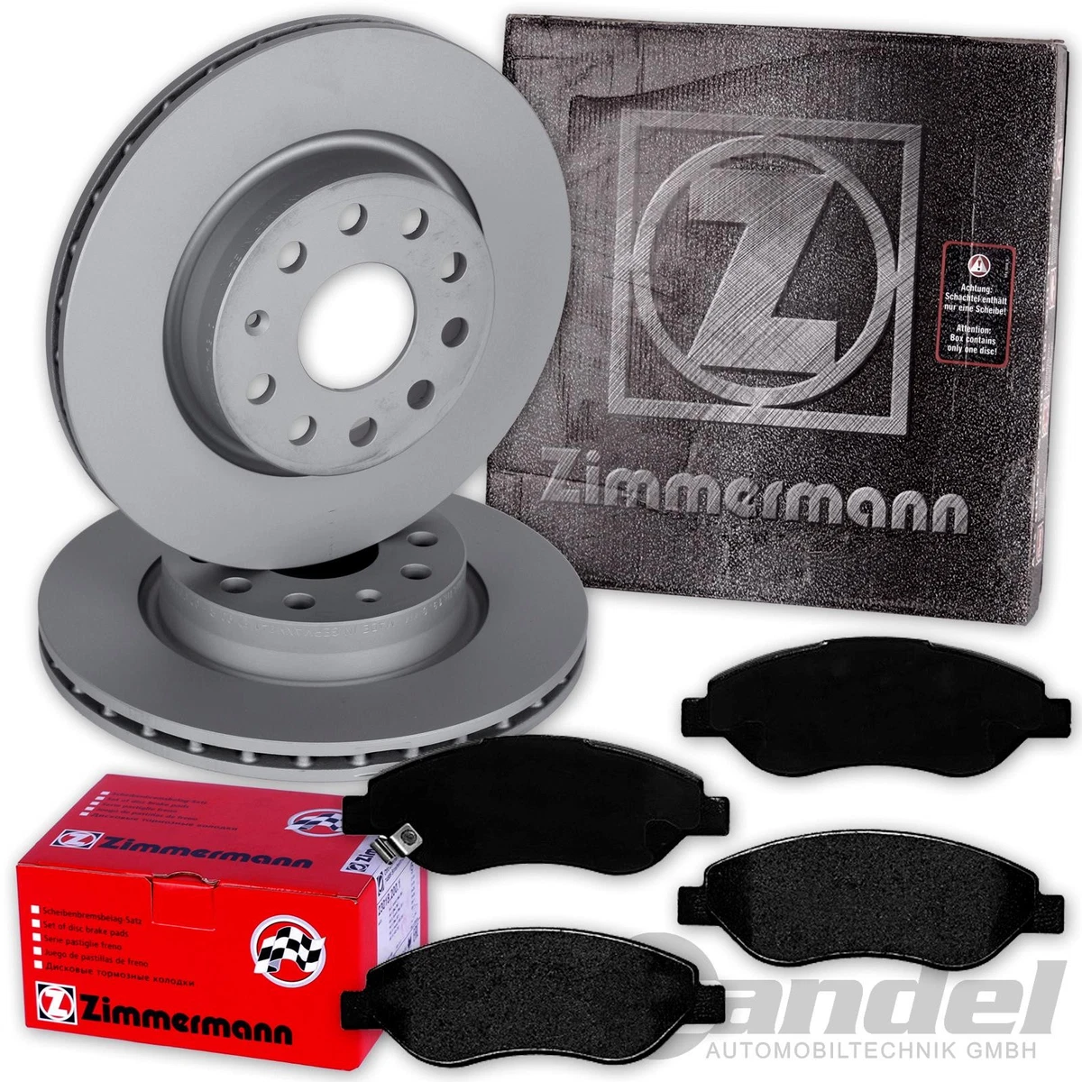 Гальмівні колодки та диски Zimmermann для PEUGEOT BOXER (230L) 2.5 D